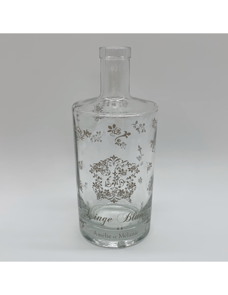 Elegante glazen fles