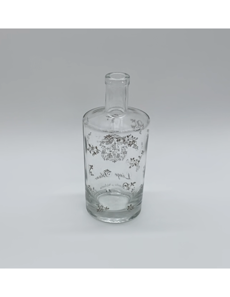 Elegante glazen fles