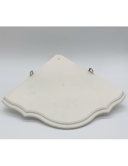 Witte wandplank