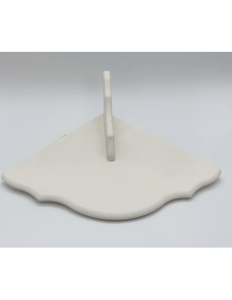 Witte wandplank