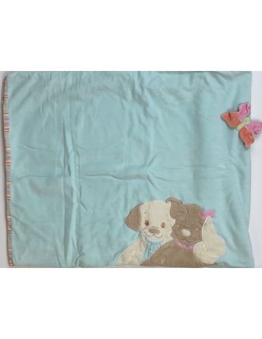 Couverture avec motifs de chiots pour...