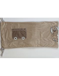 Stoffen hoes met trein- en...