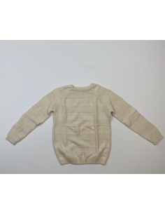 Beige trui met strepen