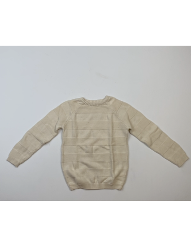 Beige trui met strepen