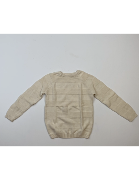 Beige trui met strepen