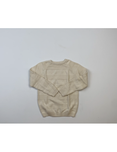 Beige trui met strepen