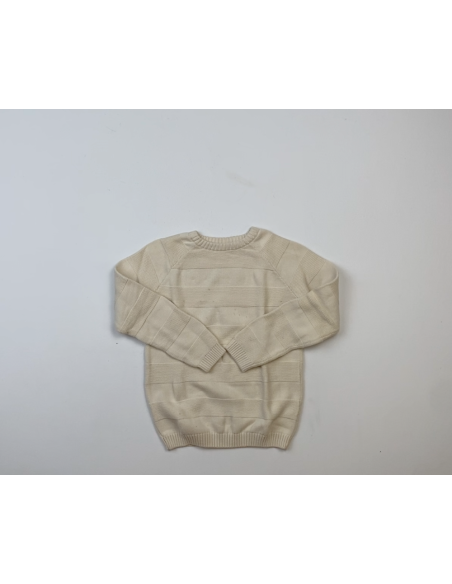 Beige trui met strepen