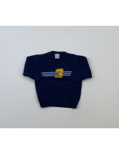 Blauwe Adidas trui met logo 2