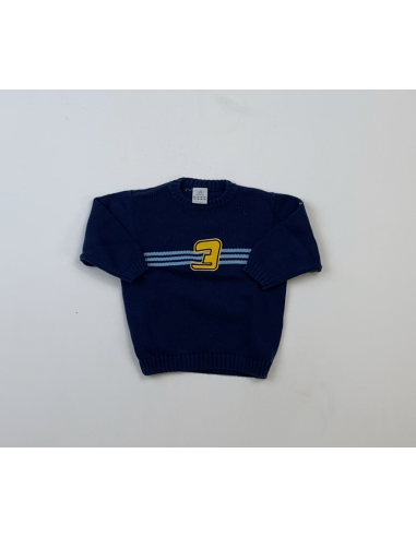 Pull Adidas bleu avec logo
