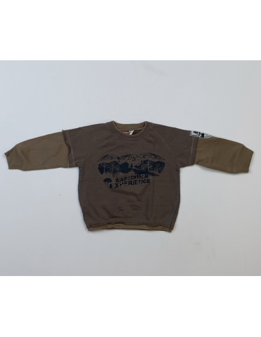 Versleten sweatshirt met print
