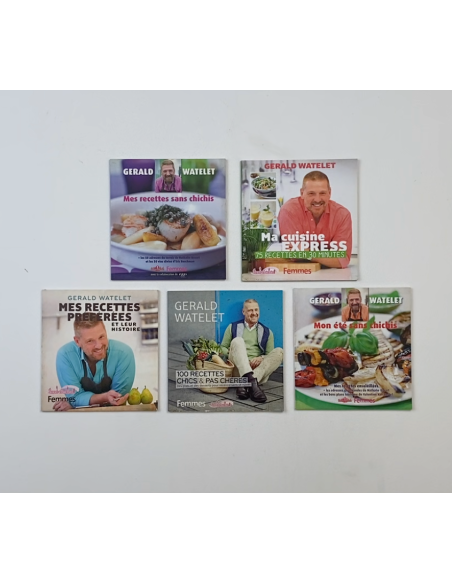 Livres de recettes de Gérald Watelet