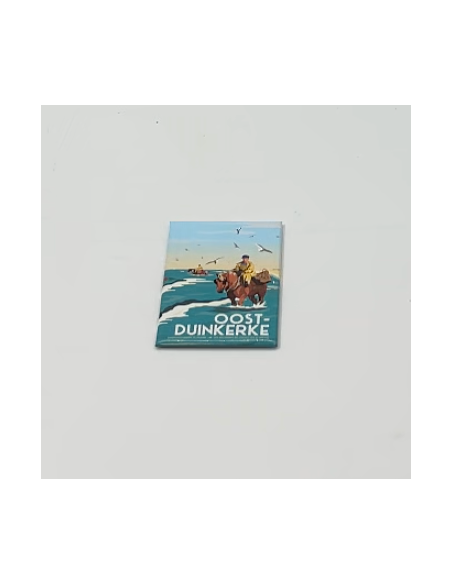 Koelkastmagneet 'Oost-Duinkerke' - magneet