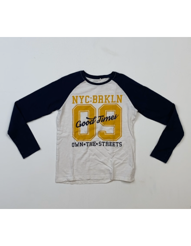 NYC:BRKLN T-shirt met lange mouwen