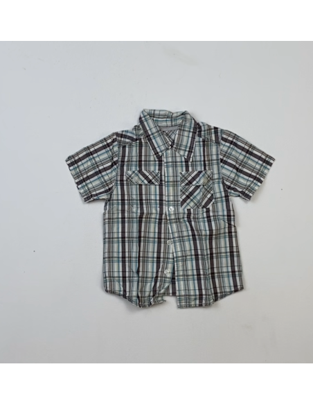Geruit kinderoverhemd