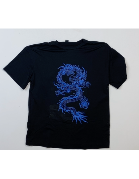 Blauw draken t-shirt
