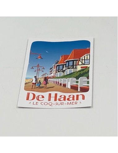 Carte postale ''De Haan'' - L'affiche...
