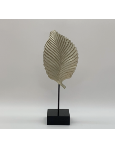 Décoration en forme de feuille