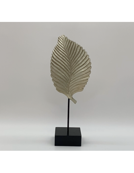 Décoration en forme de feuille