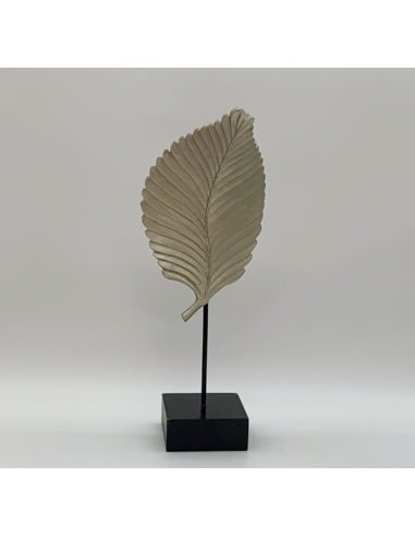 Décoration en forme de feuille