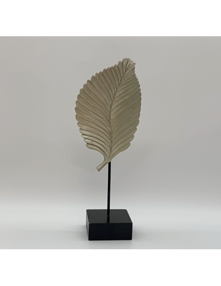 Décoration en forme de feuille