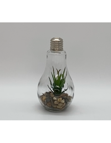 Vase décoratif en forme d'ampoule