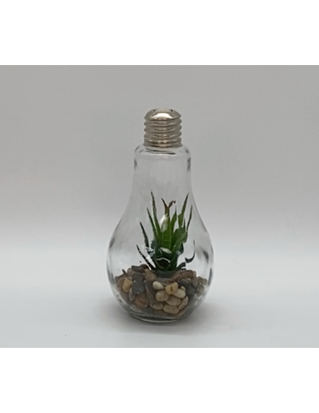 Vase décoratif en forme d'ampoule