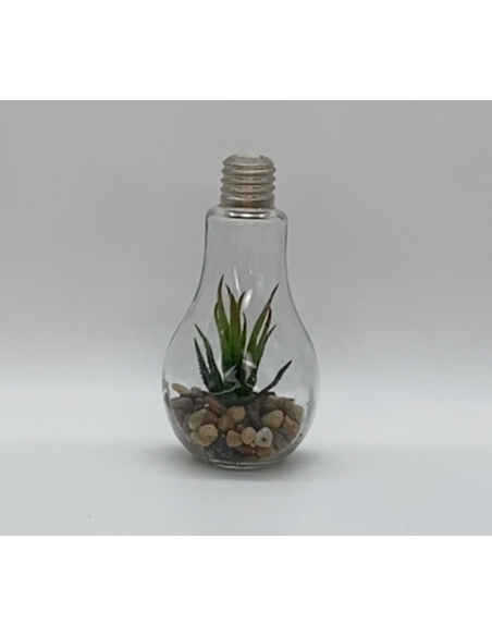 Vase décoratif en forme d'ampoule