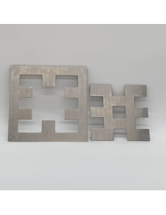 Support plat en métal 2