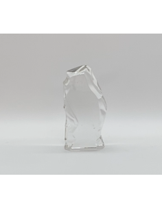 Objet en verre transparent