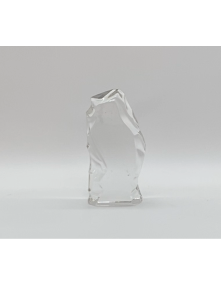 Objet en verre transparent