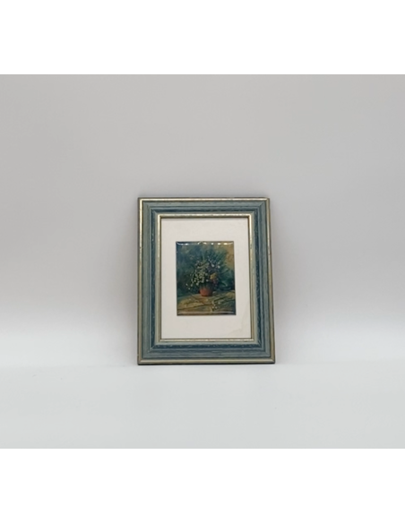 Cadre avec peinture de fleurs