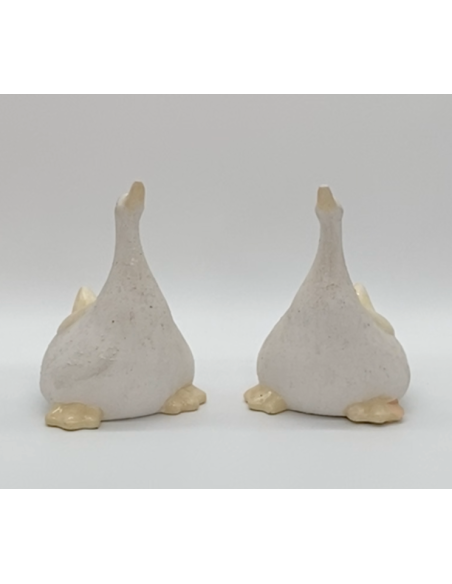Figurines de canard en céramique