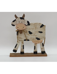 Decoratieve houten koe