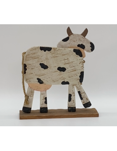 Decoratieve houten koe 2