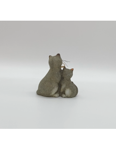 Beeldje van twee katten 2