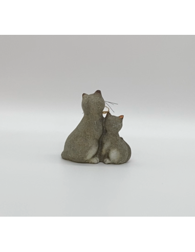 Figurine de deux chats