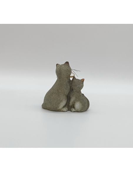 Figurine de deux chats