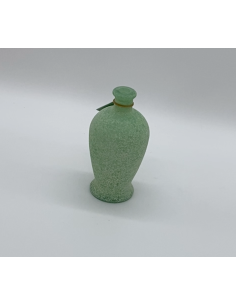 Vase en verre vert 2