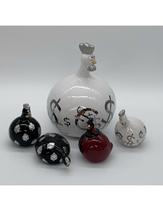 Decoratieve kippenbeeldjes