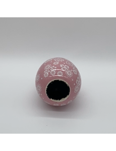 Roze keramische vaas 2