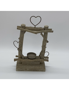 Support décoratif en bois