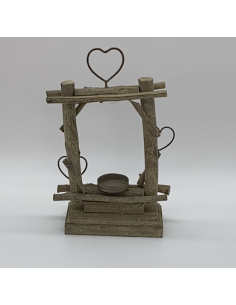 Support décoratif en bois 2