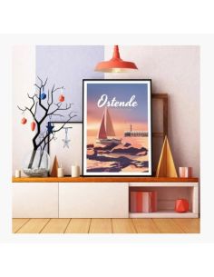 Oostende Poster Belgische...