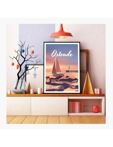 Affiche Ostende l'Affiche belge (sans...