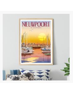 Affiche de Nieuwpoort -...