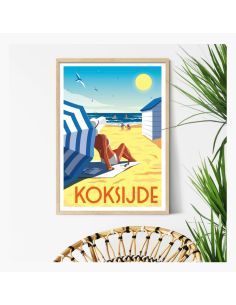 Koksijde Poster - Belgische...