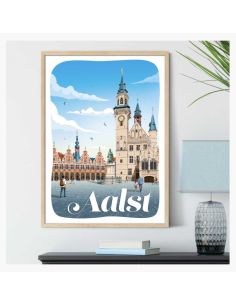Affiche de la ville d'Aalst...