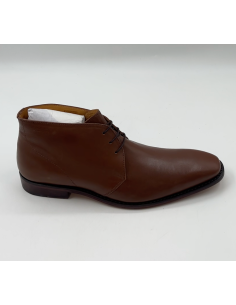 Bottines en cuir marron -... 2