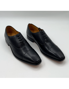 Zwarte leren schoenen -...