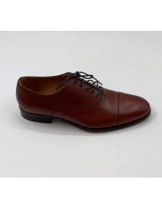 Chaussures en cuir marron 2